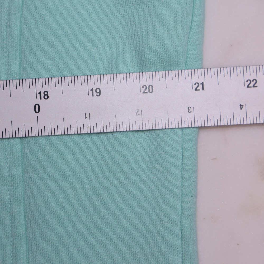 Vineyard Vines Womens Large Mint Green Quarter Zip Fleece Pullover Whale Logo - Picture 6 of 11